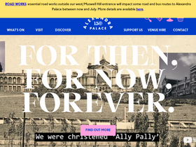 'alexandrapalace.com' screenshot