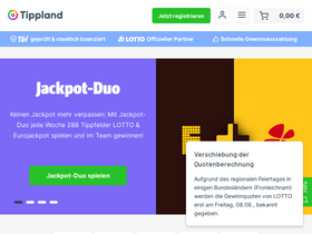 'tippland.de' screenshot
