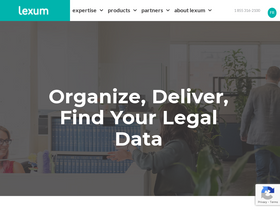 'lexum.com' screenshot