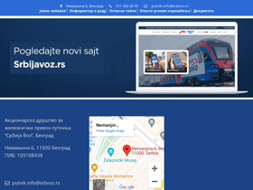 'srbvoz.rs' screenshot