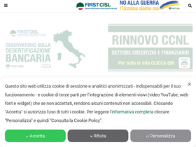 'firstcisl.it' screenshot
