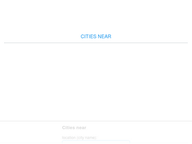 'citiesnear.com' screenshot