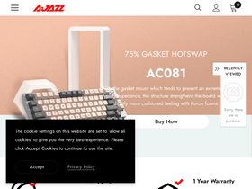 'ajazzstore.com' screenshot