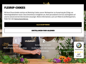'fleurop.de' screenshot