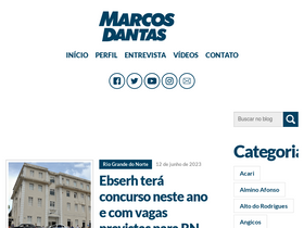 'marcosdantas.com' screenshot
