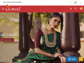 'kalanjali.com' screenshot