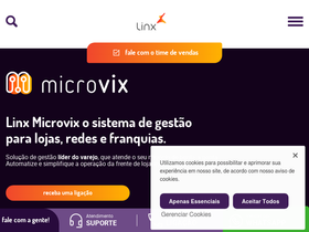 'microvix.com.br' screenshot
