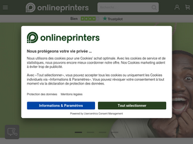 'onlineprinters.fr' screenshot