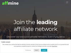 'affmine.com' screenshot