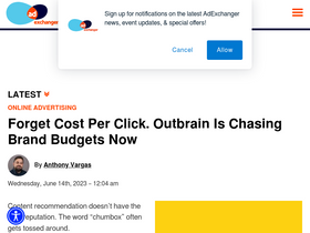 'adexchanger.com' screenshot