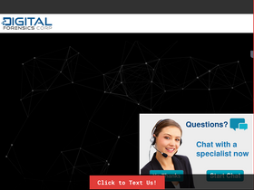 'digitalforensics.com' screenshot