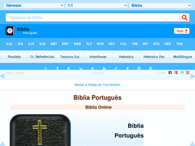 'bibliaportugues.com' screenshot