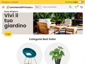 'commerciovirtuoso.it' screenshot