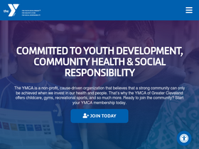 'clevelandymca.org' screenshot