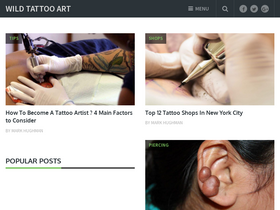 'wildtattooart.com' screenshot