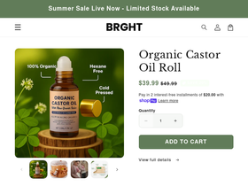 brght.shop homepage screenshot