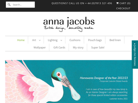 annajacobsart.com homepage screenshot