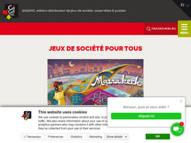 'gigamic.com' screenshot