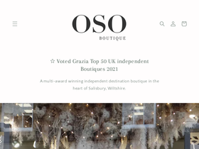osoboutique.co.uk homepage screenshot
