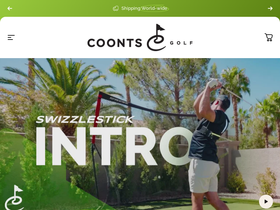 coontsgolf.com homepage screenshot
