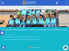 'medellin.gov.co' screenshot