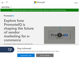 'promoteiq.com' screenshot
