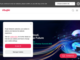 'ruijienetworks.com' screenshot