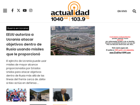 'actualidadradio.com' screenshot