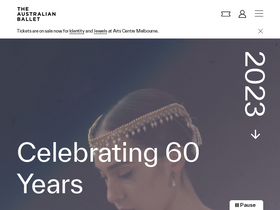 'australianballet.com.au' screenshot
