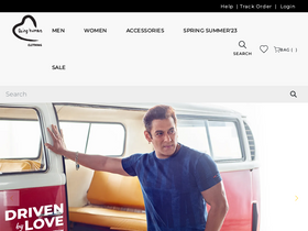 'beinghumanclothing.com' screenshot