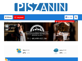 'piszanin.pl' screenshot