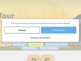 'puy-de-dome.fr' screenshot