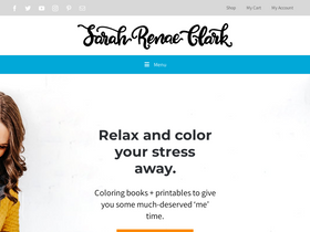 'sarahrenaeclark.com' screenshot