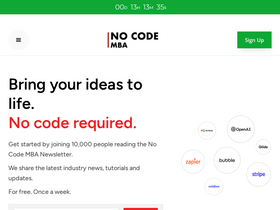'nocode.mba' screenshot