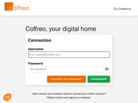 'coffreo.com' screenshot