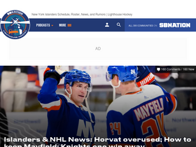 'lighthousehockey.com' screenshot