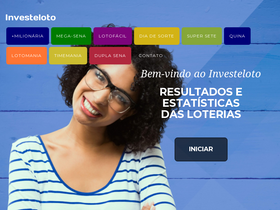 'investeloto.com.br' screenshot