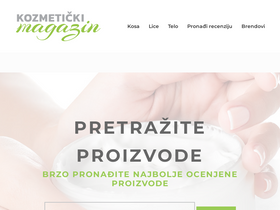 'kozmetickimagazin.com' screenshot