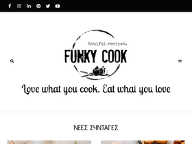 'funkycook.gr' screenshot