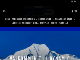 dynamicpowersports.se homepage screenshot