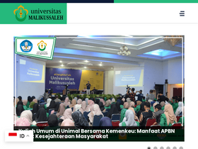 'akuntansi.unimal.ac.id' screenshot