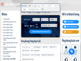 'simhoptuoi.com.vn' screenshot