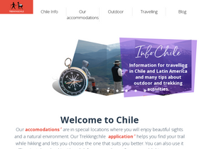 'trekkingchile.com' screenshot