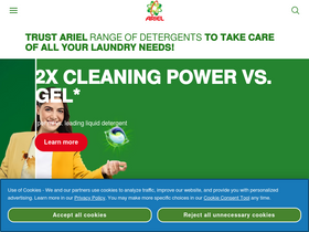 'arielarabia.com' screenshot