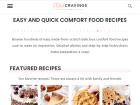 'platedcravings.com' screenshot