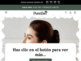 Purezen website screenshot