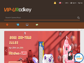 'vip-urcdkey.com' screenshot