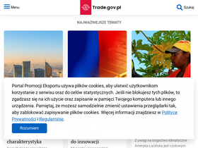 'romania.trade.gov.pl' screenshot