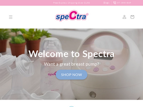 'spectra-baby.com.au' screenshot