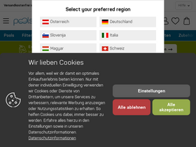 'pools.shop' screenshot